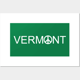 Vermont Peace Sign Shirt Posters and Art